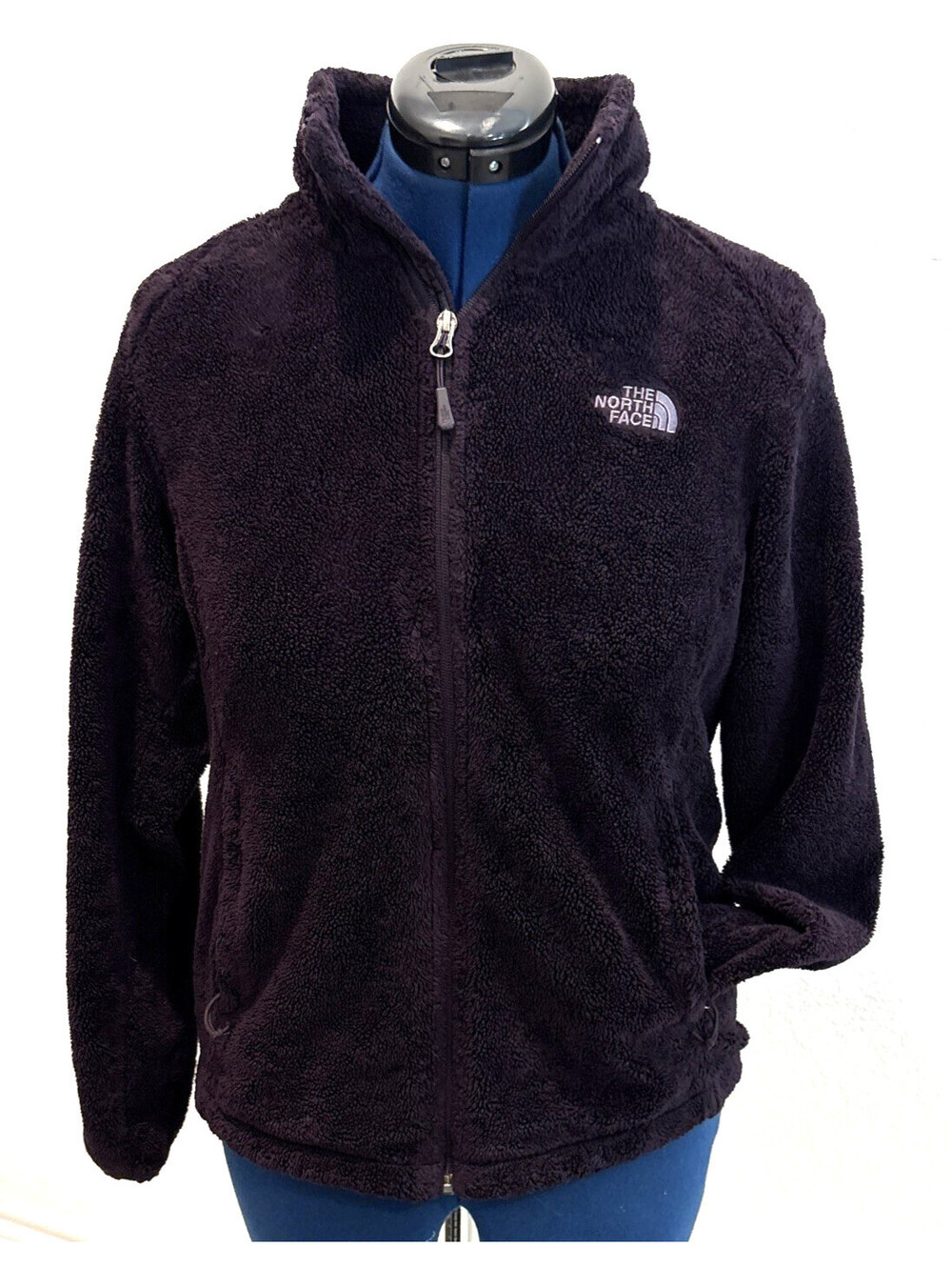 The North Face Osito 2 Purple Pink Logo Fleece Jacket Women’s Medium